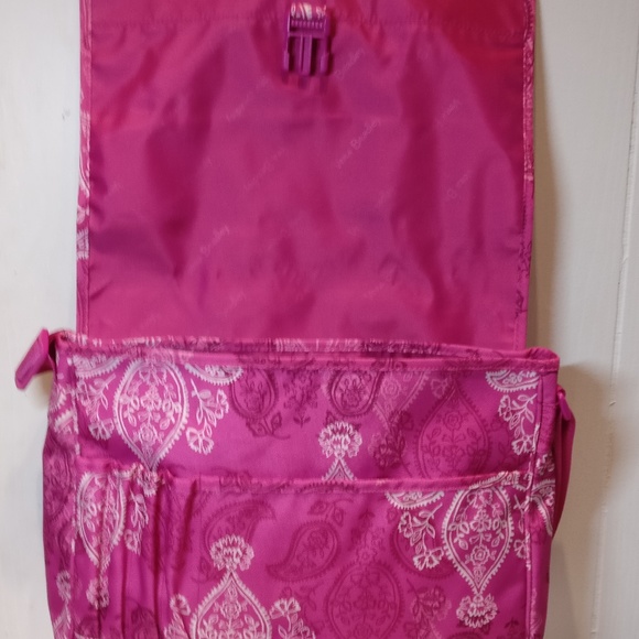NWT Vera Bradley Messenger Bag in Stamped Paisley - Picture 4 of 8
